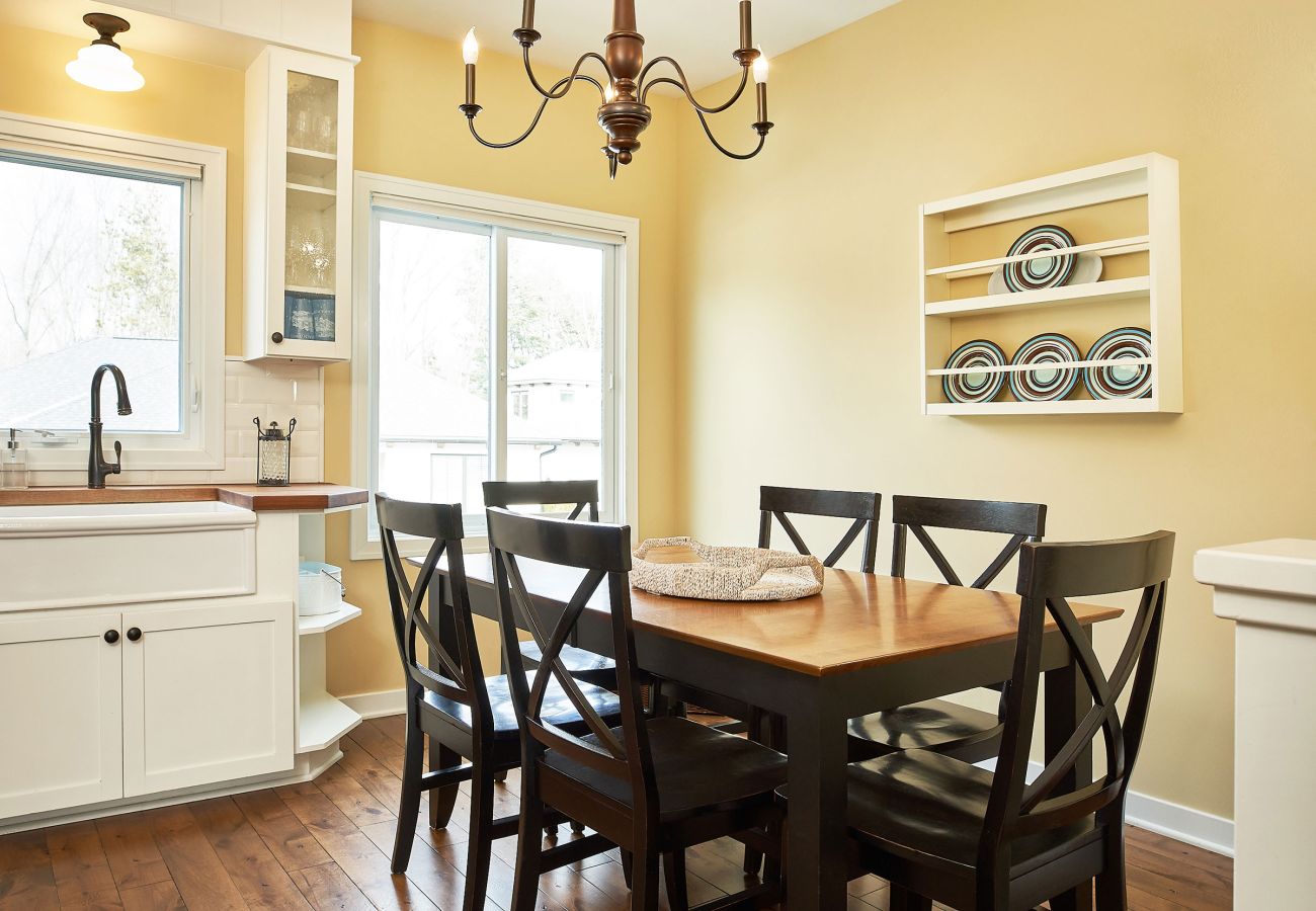 Second floor dining room table