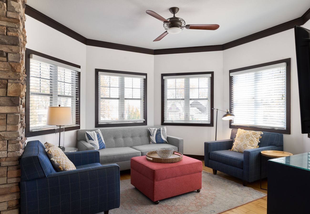 Living room with comfortable seating 