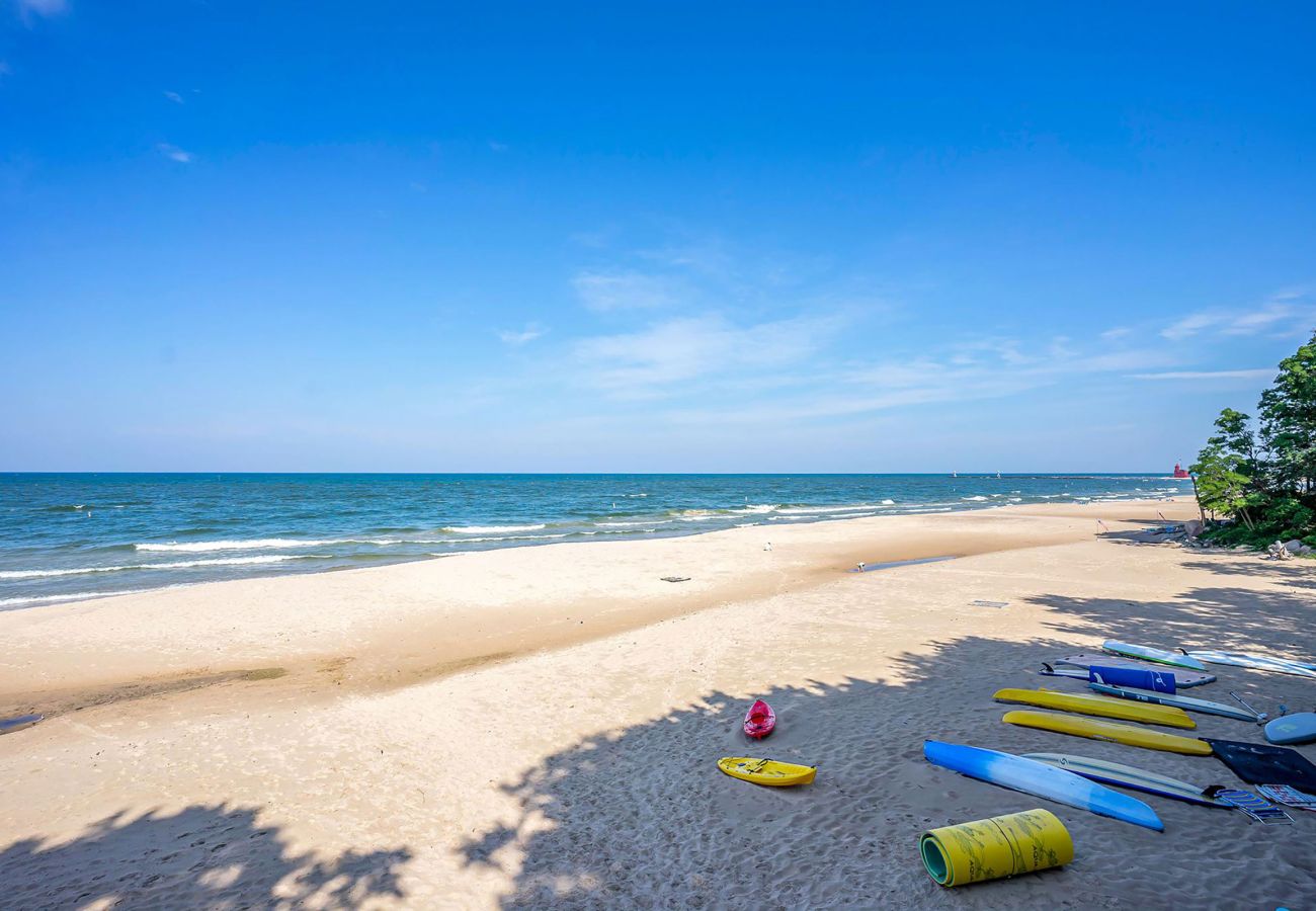 Lake Michigan beach