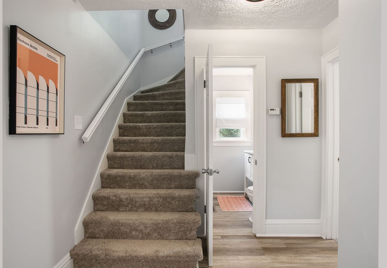 Stairs to Second Floor/Bedrooms