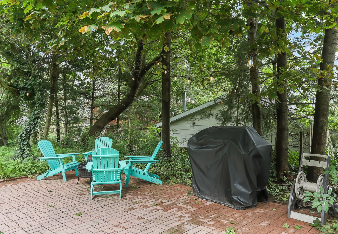 Grill Area with Fire-pit Seating